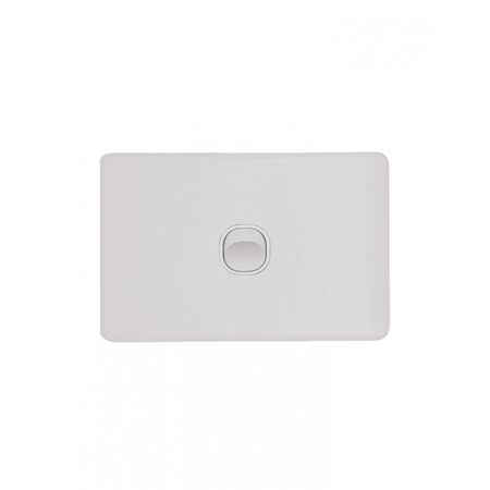 Flat Cat -u00a0Switch Horizontal 1 Gangu00a010AX/16A 250V~  Matt White x10 - FLSW1GMW