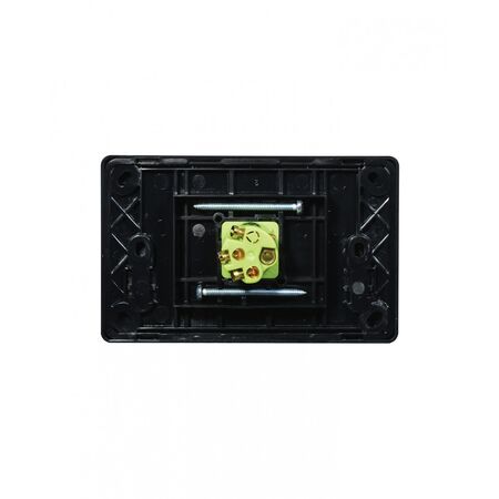 Leopard - Switch Horizontal 1 Gang, 16AX/20A 250V~  Black x10 - LESW1GBK
