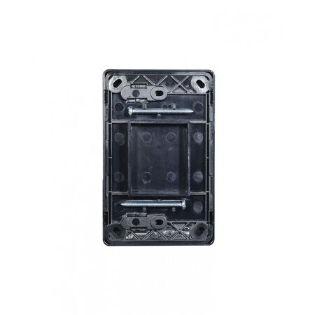 Leopard - Blank Plate & Cover  Black x10 - LESWPVXGBK