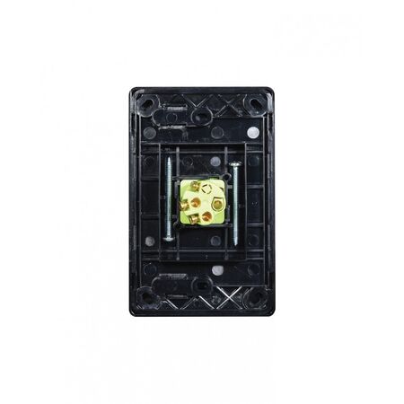 Leopard - Switch Vertical 1 Gang, 16AX/20A 250V~  Black x10 - LESWV1GBK