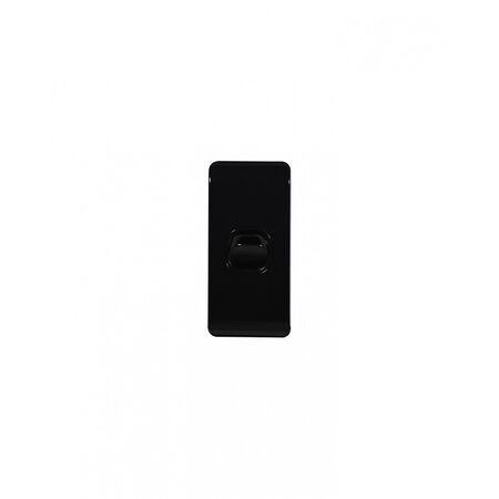 Leopard - Switch Vertical Architrave 1 Gang, 16AX/20A 250V~  Black x10 - LESWVA1GBK