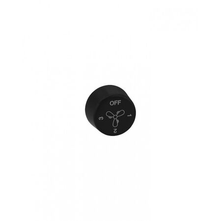 Rotary Fan Controller Knob  Matt Black x10 - MEFCKBMBK