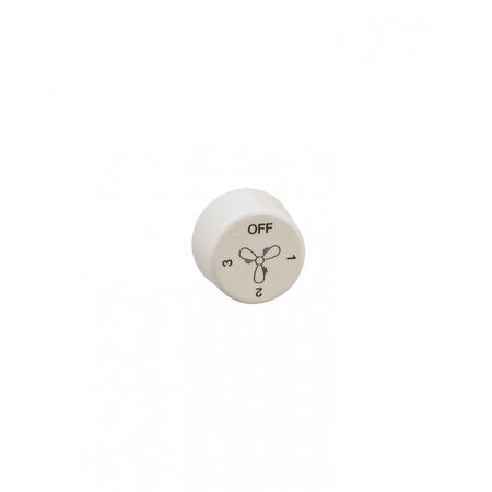 Rotary Fan Controller Knob  Matt White x10 - MEFCKBMW