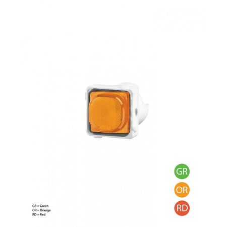 Meerkat -u00a0Neon Indicator Mechanism 24V~  Orange x5 - MENOR24