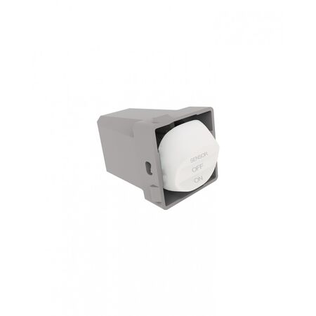 Meerkat -u00a0Switch Mechanism 3-Position 10AX/16A 250V~ SENSOR/OFF/ON  Matt White x4 - MESW3SOOMW