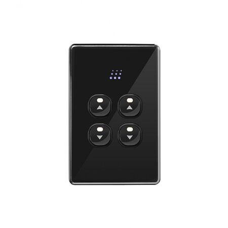 Powermesh - Blind Controller Dual M.20 300W Max Per Channel 230V  Black x1 - PMBC4BK