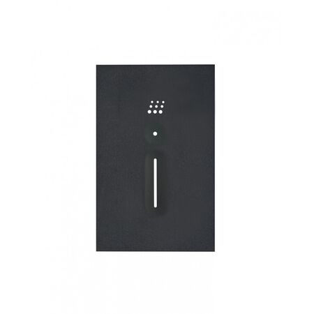 Powermesh - Fan Controller with Light Switch  Clouded Leopard Matt Black Cover x1 - PMFCCLCMBK