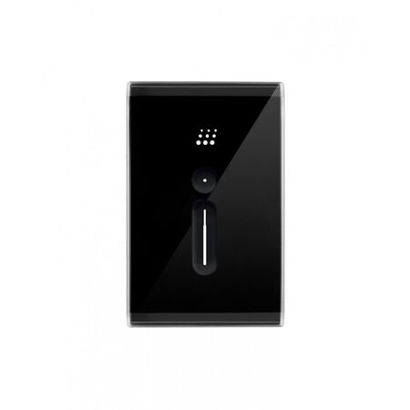 Powermesh - Fan Controller with Light Switch  Snow Leopard Black Cover x1 - PMFCSNCBK