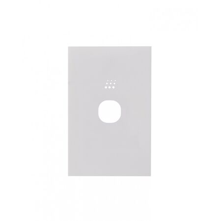 Powermesh - Switch/Dimmer, Vertical/Horizontal, 1 Gang, 10AX 240V, Powermesh Enabled  Clouded Leopard Matt White Cover x1 - PMPUSWV1GCLCMW