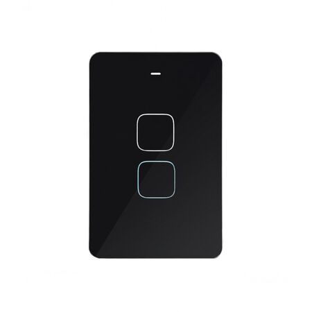 Senoa -u00a0Multi Dimmer Switch 2 Button  Black x1 - SENMDS2BK