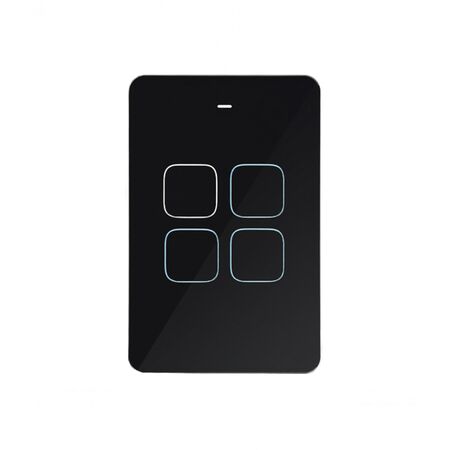 Senoa -u00a0Multi Purpose Switch 4 Button  Black x1 - SENMPS4BK