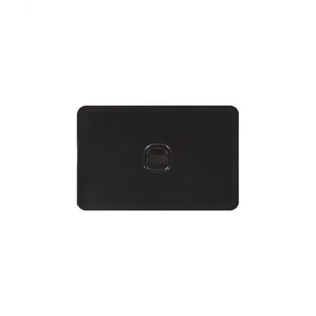 Senoa Simple -u00a0Switch Glass Front Horizontal 1 Gang 16AX/20A 250V  White x10 - SENSW1G