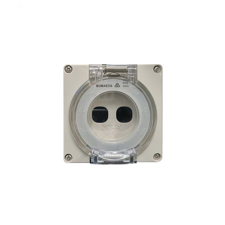 Buffalo -u00a0Enclosure Mechanism Aperture 2 Gang IP66 Less Enclosure  x1 - BUMAE2GLE