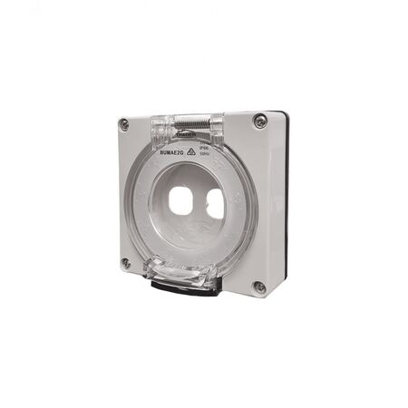 Buffalo -u00a0Enclosure Mechanism Aperture 2 Gang IP66 Less Enclosure  x1 - BUMAE2GLE