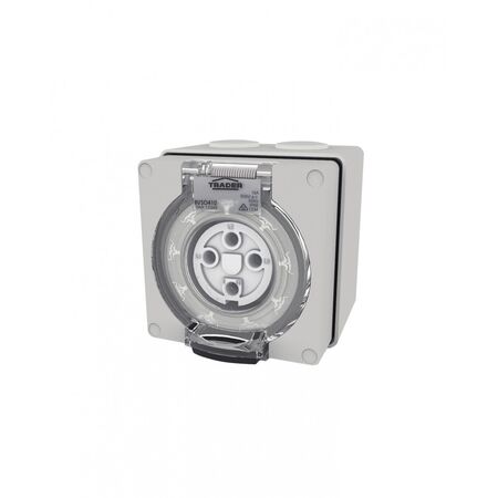 Buffalo -u00a0Socket IP66 10A 500V~ 4 Pin  x1 - BUSO410