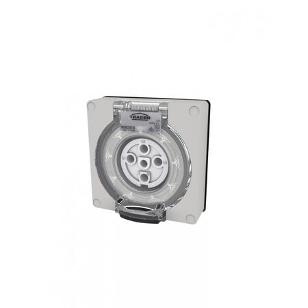 Buffalo -u00a0Socket IP66 10A 500V~ 5 Pin, Less Enclosure  x1 - BUSO510LE
