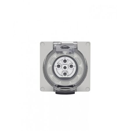 Buffalo -u00a0Socket IP66 20A 500V~ 5 Pin, Less Enclosure  x1 - BUSO520LE