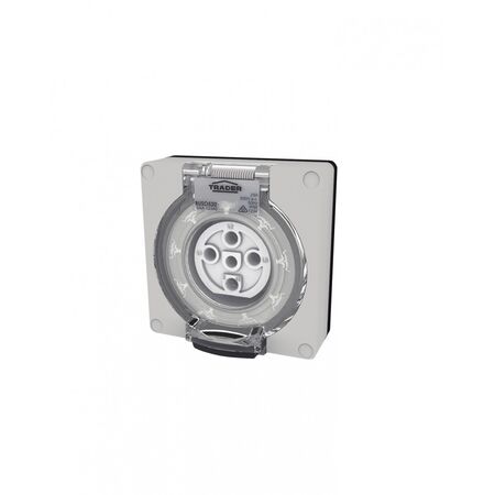 Buffalo -u00a0Socket IP66 20A 500V~ 5 Pin, Less Enclosure  x1 - BUSO520LE