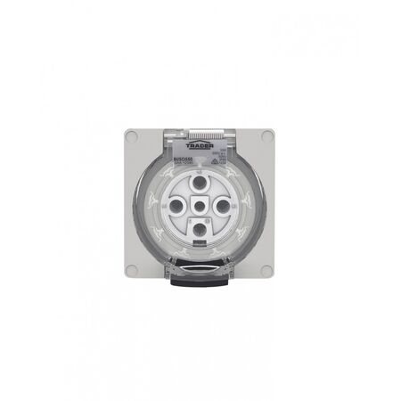 Buffalo -u00a0Socket IP66 50A 500V~ 5 Pin, Less Enclosure  x1 - BUSO550LE