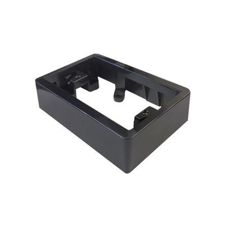 Hyena -u00a0Mounting Flange Medium 34mm Depth for Flat Cat  Black x10 - HYMFMFCBK