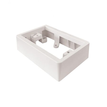 Hyena -u00a0Mounting Flange Medium 34mm Depth for Flat Cat  Matt White x10 - HYMFMFCMW