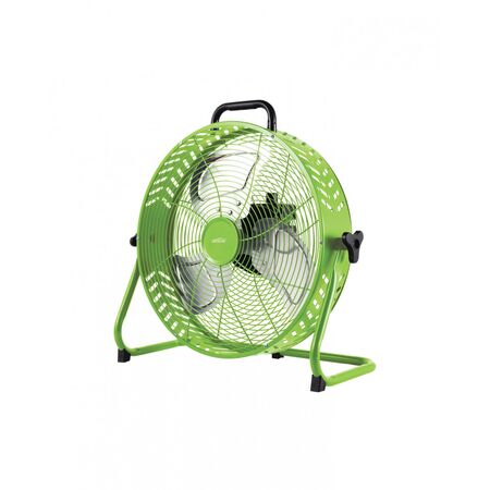 Mistral 35 cm Rechargeable Drum Fan  Green  x1 - MCHARGE14
