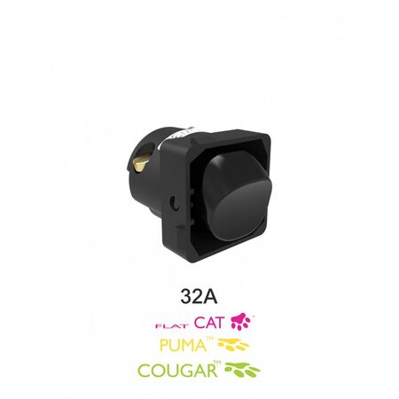 Switch Mechanism 32A 250V~  Black x5 - MESW32BK Switch Mechanism 32A 250V~  Black x5 - MESW32BK
