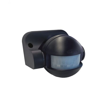 Owl - Motion Sensor Passive Infrared Outdoor IP44 180 Degree 12 Metre Detection  Black x1 - OWPIROD180BK