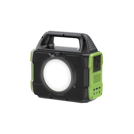 Scorpion -u00a0Power Station Portable Outdoor with 7W Work Light 650 Lm and USB Charging Outlets Type A and C 2.1A 5V Type C Power Delivery 100W Max AC Output 300W 240V ac  x1 - SCPSWL