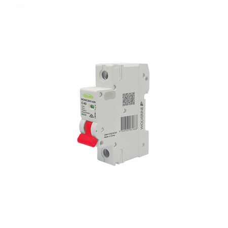 Wovlerine -u00a0MCB Miniature Circuit Breaker 6kA 1 Pole 40 Amp C Curve 230V 240V ac 1 Module Red Dolly Main Switch Suitable  x12 - WOMCB6140R