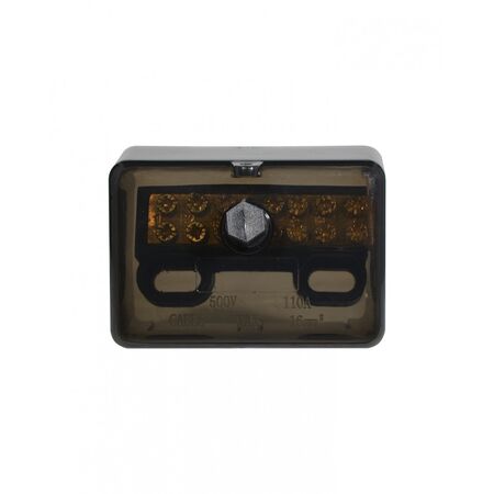 Wolverine - Neutral Bar Panel Mount 7 Hole with Insulating Cover  x10 - WONBPM7