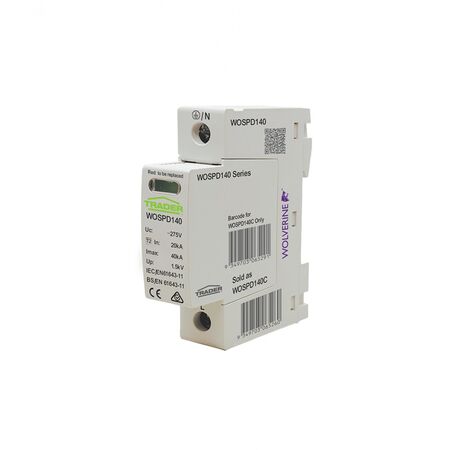 Wolverine - SPD Surge Protection Device 1 Pole 40kA 275V ac  x10 - WOSPD140