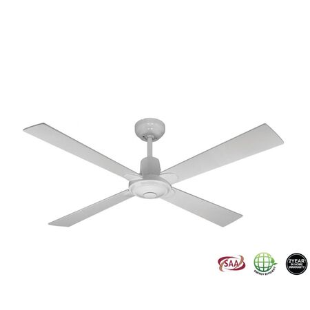 Alpha 1200mm 4 Blade White Fan Only