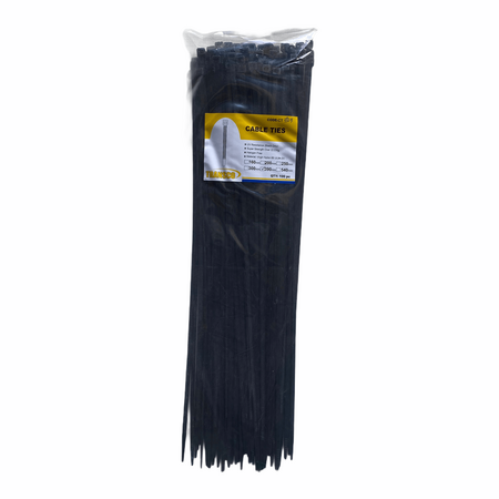 Cable Tie 390mm 100pc Black