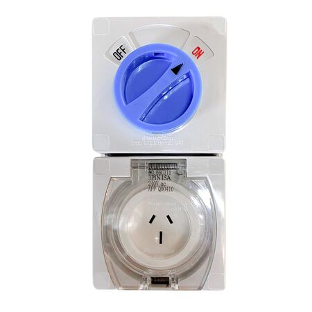 Isolator 3 Pin Combination 15A IP66