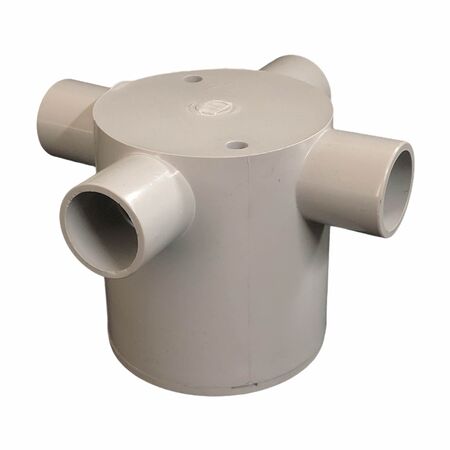 Junction Box 4 Way 20mm Deep