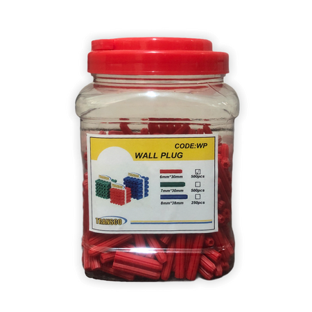Wall Plug 630 Mm 500pc Red