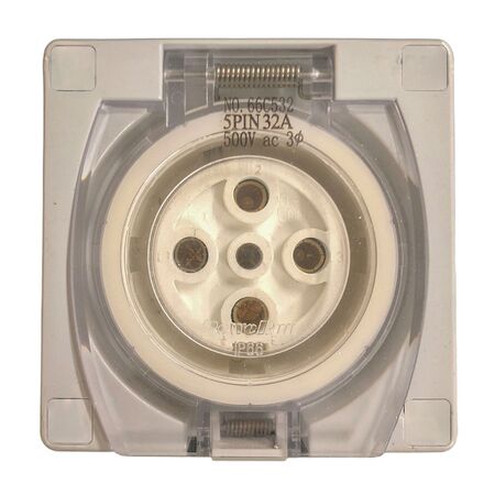 Three Phase Outlet Socket 5 Pin 32A IP66