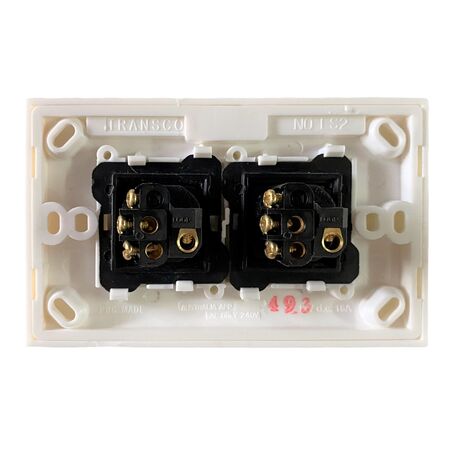 Large Dolly Switch 2 Gang