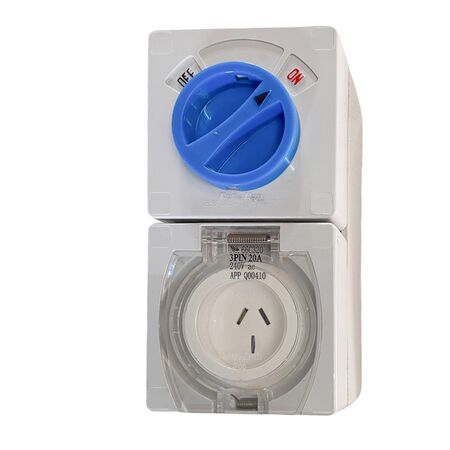 Isolator 3 Pin Combination 20A IP66
