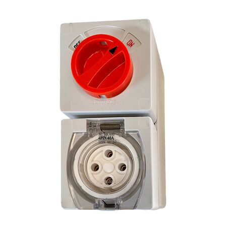 Isolator 4 Pin Combination 40A IP66