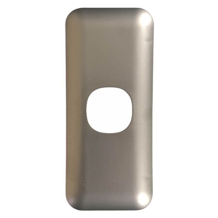Architrave Switch 1 Gang Elite Silver Cover