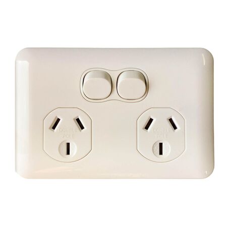 Power Point Double 10 Amp Double Pole Wafer