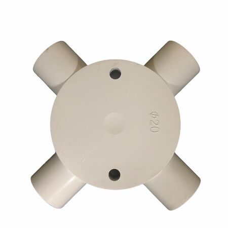 Junction Box 4 Way 20mm Shallow