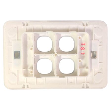 Switch 4 Gang 10 Amp Slim Wafer Body Cover