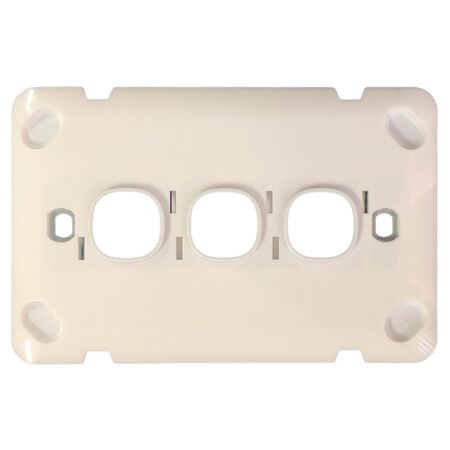 Switch 3 Gang 10 Amp Slim Wafer Body Cover