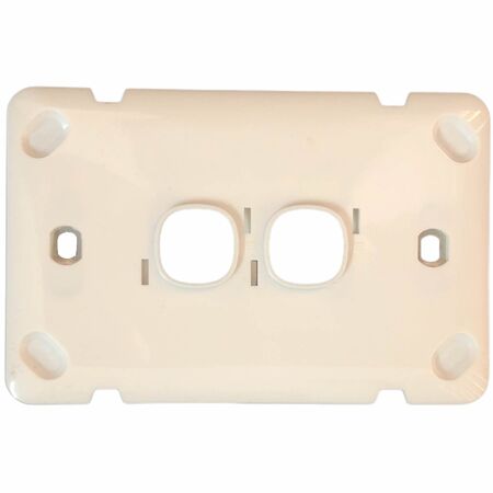 Switch 2 Gang 10 Amp Slim Wafer Body Cover