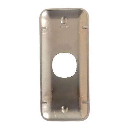 Architrave Switch 1 Gang Elite Silver Cover