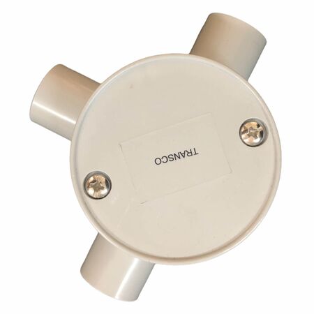 Junction Box 3 Way 25mm Shallow