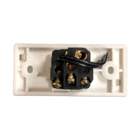 Glass Single Gang Architrave Switch With Built-In LED Push Button